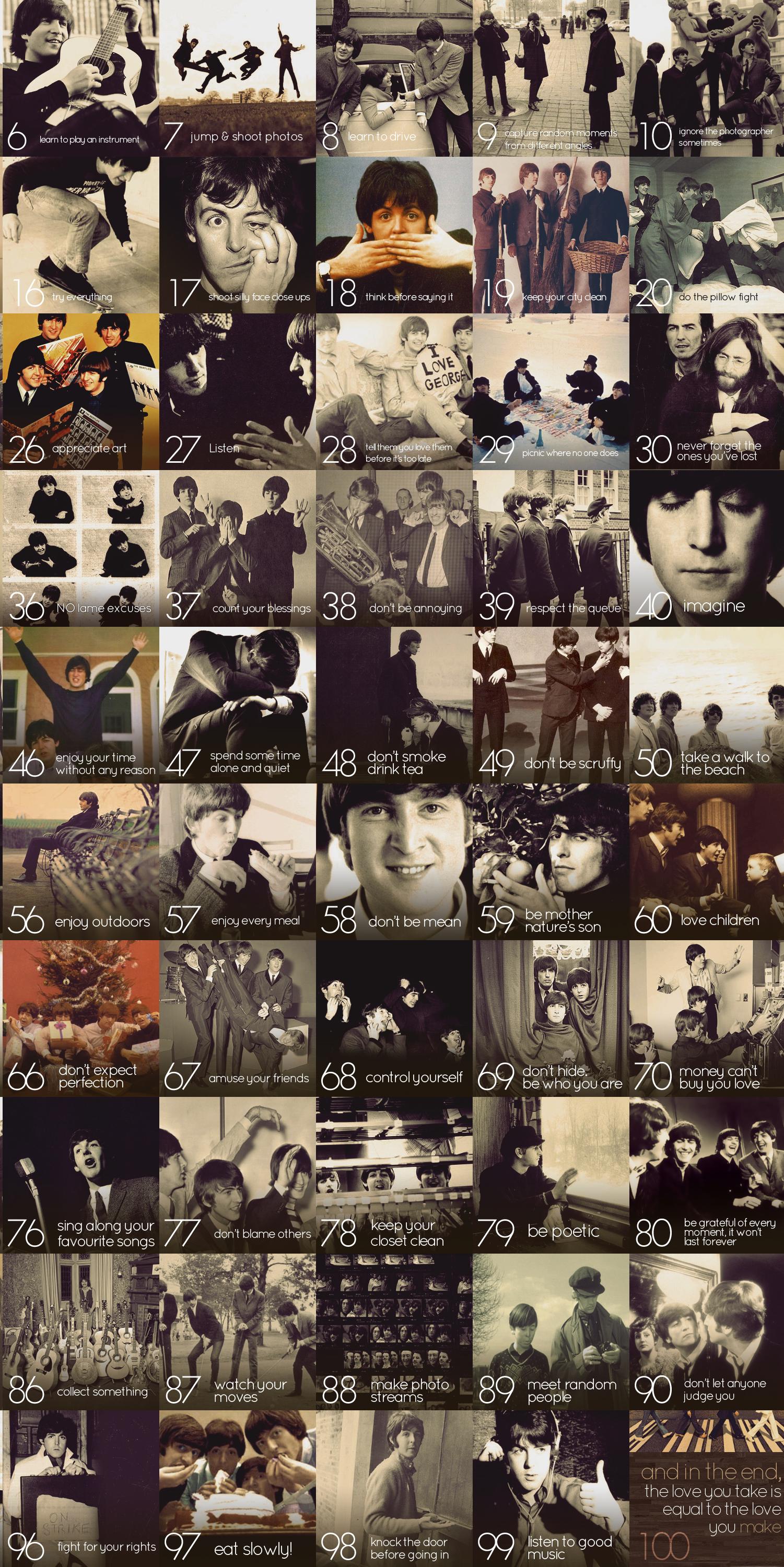 100 life tips by Beatles-2