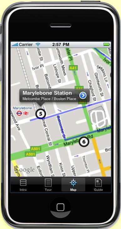 BeatlesWalkAppiPhone-MapDetail1